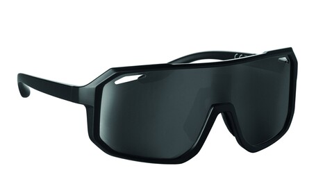 Sport-Sonnenbrille UV400 - Schwarz bedrucken, Art.-Nr. MO2816-03