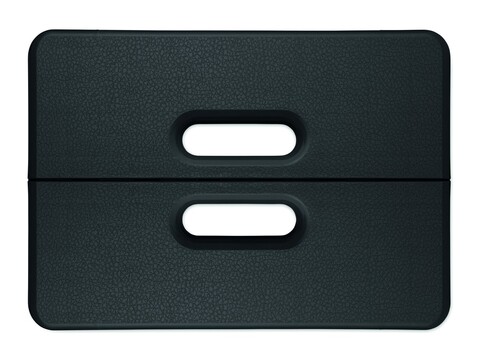 Tragbarer, klappbarer Hocker - Schwarz bedrucken, Art.-Nr. MO2831-03