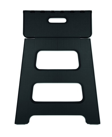 Tragbarer, klappbarer Hocker - Schwarz bedrucken, Art.-Nr. MO2831-03