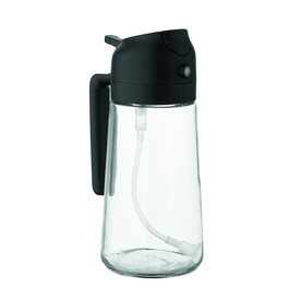 Ölspender &amp;amp; Zerstäuber Glas - Schwarz bedrucken, Art.-Nr. MO2849-03