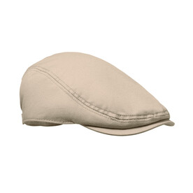 Newsboy-Kappe 235 g/m² - Beige bedrucken, Art.-Nr. MO2850-13