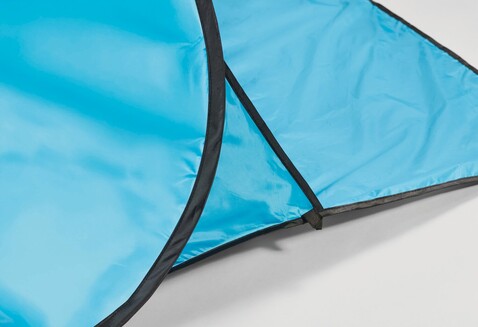 Strandzelt 190T Polyester - Türkis bedrucken, Art.-Nr. MO2881-12