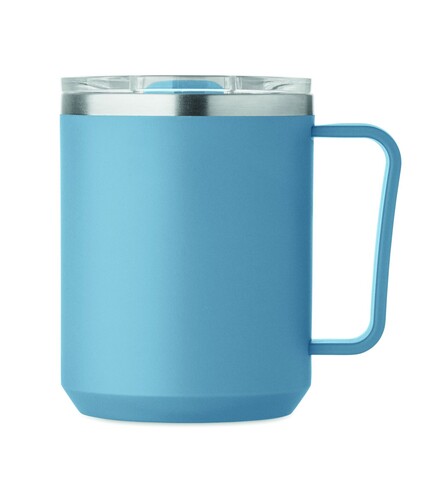 Doppelwandiger Becher 400ml - Petrol bedrucken, Art.-Nr. MO2900-20