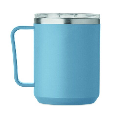 Doppelwandiger Becher 400ml - Petrol bedrucken, Art.-Nr. MO2900-20