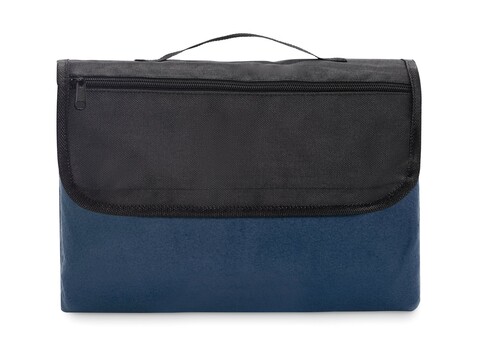 Picknickdecke RPET-Fleece - Blau bedrucken, Art.-Nr. MO2978-04 Picknickdecke RPET-Fleece - Blau bedrucken, Art.-Nr. MO2978-04