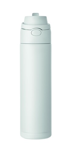Einwandige Trinkflasche 650 ml - Weiß bedrucken, Art.-Nr. MO2989-06
