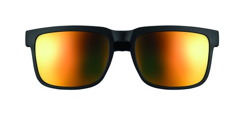 Festival-Sonnenbrille UV400 - Orange bedrucken, Art.-Nr. MO2992-10
