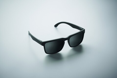 Festival-Sonnenbrille UV400 - Schwarz bedrucken, Art.-Nr. MO2992-03