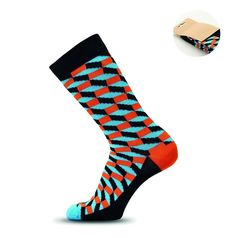 Socken 38-42 - Orange bedrucken, Art.-Nr. MO3100-10