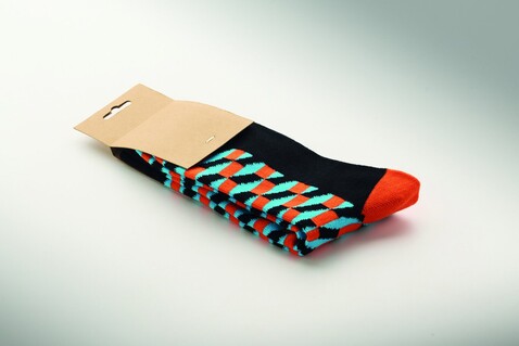 Socken 38-42 - Orange bedrucken, Art.-Nr. MO3100-10