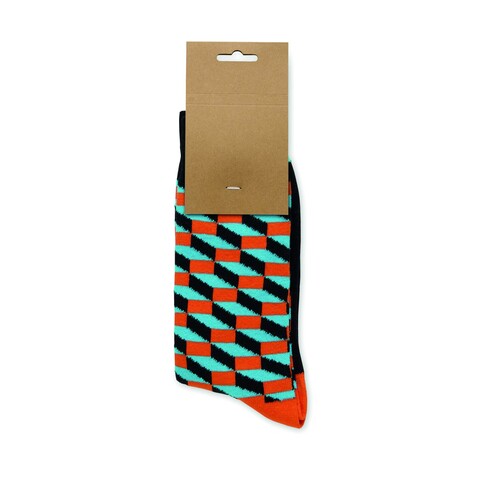 Socken 38-42 - Orange bedrucken, Art.-Nr. MO3100-10