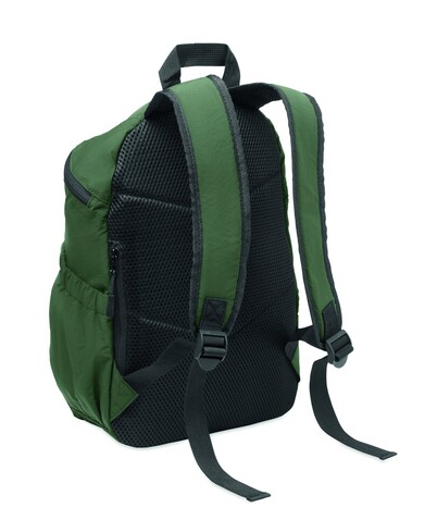 Rucksack Ripstop-Nylon - Dunkelgrün bedrucken, Art.-Nr. MO3214-60
