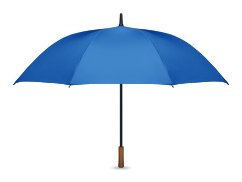 27" Regenschirm Holzgriff - Königsblau bedrucken, Art.-Nr. MO3220-37