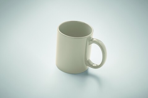 Keramik Kaffeebecher 300ml - Beige bedrucken, Art.-Nr. MO6208-13