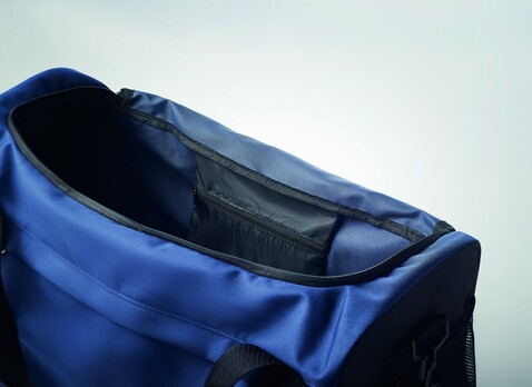 Sporttasche 600D RPET - Blau bedrucken, Art.-Nr. MO6209-04 Sporttasche 600D RPET - Blau bedrucken, Art.-Nr. MO6209-04