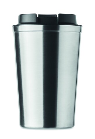 Doppelwandiger Becher 350ml - Mattsilber bedrucken, Art.-Nr. MO6276-16 Doppelwandiger Becher 350ml - Mattsilber bedrucken, Art.-Nr. MO6276-16