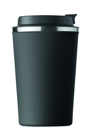 Doppelwandiger Becher 350ml - Schwarz bedrucken, Art.-Nr. MO6276-03 Doppelwandiger Becher 350ml - Schwarz bedrucken, Art.-Nr. MO6276-03