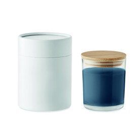 Kerze Vanille Duft - Marineblau bedrucken, Art.-Nr. MO6281-85