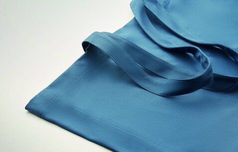 Recycelte Canvas-Tasche - Blau bedrucken, Art.-Nr. MO6380-04 Recycelte Canvas-Tasche - Blau bedrucken, Art.-Nr. MO6380-04