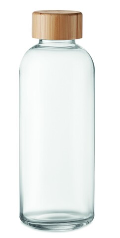 Trinkflasche Glas 650ml - Transparent bedrucken, Art.-Nr. MO6426-22