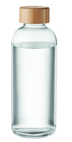 Trinkflasche Glas 650ml - Transparent bedrucken, Art.-Nr. MO6426-22