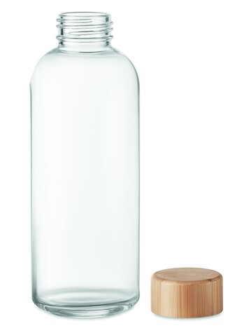 Trinkflasche Glas 650ml - Transparent bedrucken, Art.-Nr. MO6426-22