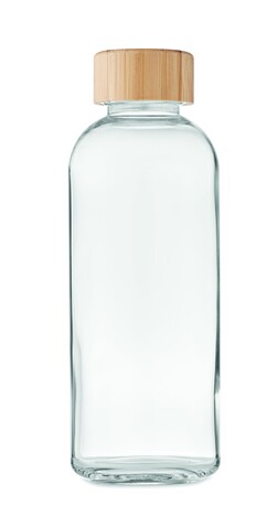 Trinkflasche Glas 650ml - Transparent bedrucken, Art.-Nr. MO6426-22