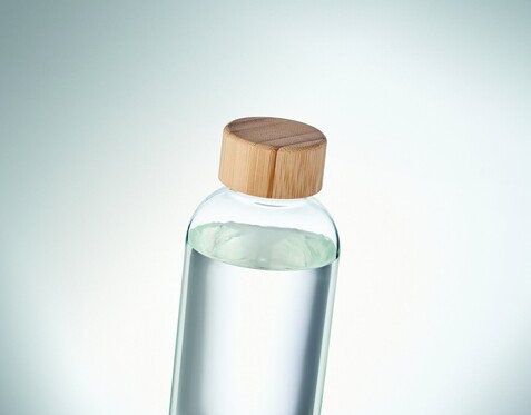 Trinkflasche Glas 650ml - Transparent bedrucken, Art.-Nr. MO6426-22