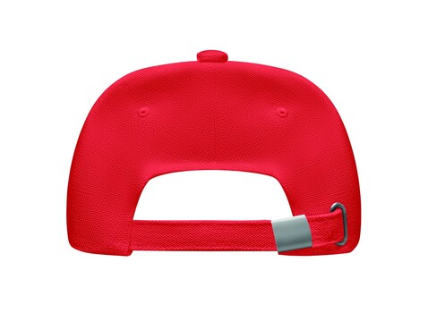 Cap organic cotton 250 g/m² - Rot bedrucken, Art.-Nr. MO6432-05