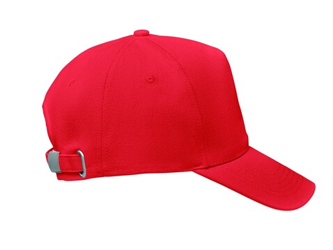 Cap organic cotton 250 g/m² - Rot bedrucken, Art.-Nr. MO6432-05