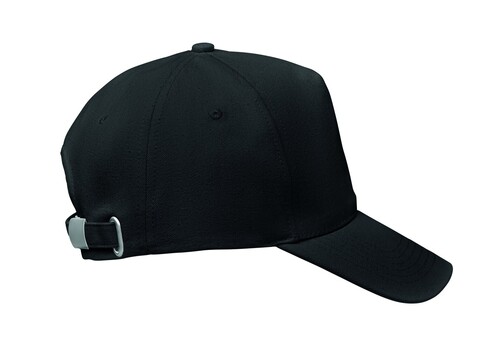 Cap organic cotton 250 g/m² - Schwarz bedrucken, Art.-Nr. MO6432-03
