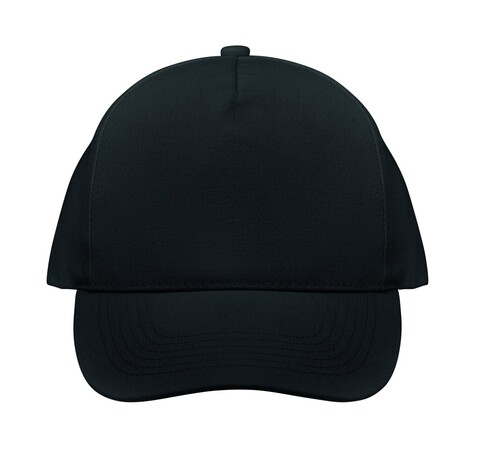 Cap organic cotton 250 g/m² - Schwarz bedrucken, Art.-Nr. MO6432-03