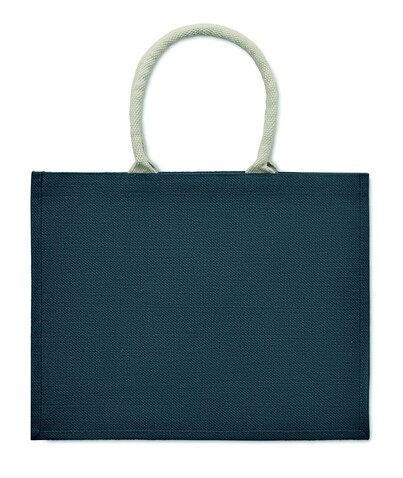Einkaufstasche Jute - Blau bedrucken, Art.-Nr. MO6443-04 Einkaufstasche Jute - Blau bedrucken, Art.-Nr. MO6443-04