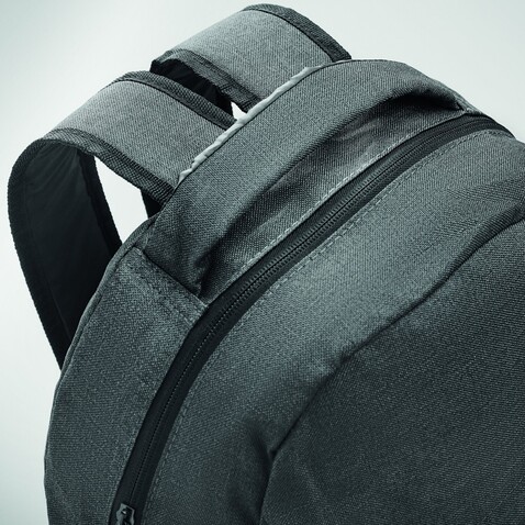 Rucksack 600D RPET - Schwarz bedrucken, Art.-Nr. MO6515-03 Rucksack 600D RPET - Schwarz bedrucken, Art.-Nr. MO6515-03