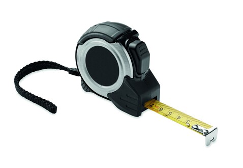 Rollbandmaß 5m - Schwarz bedrucken, Art.-Nr. MO6521-03 Rollbandmaß 5m - Schwarz bedrucken, Art.-Nr. MO6521-03
