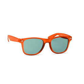 Sonnenbrille RPET - Transparent Orange bedrucken, Art.-Nr. MO6531-29