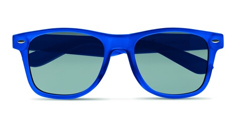 Sonnenbrille RPET - Transparent Blau bedrucken, Art.-Nr. MO6531-23