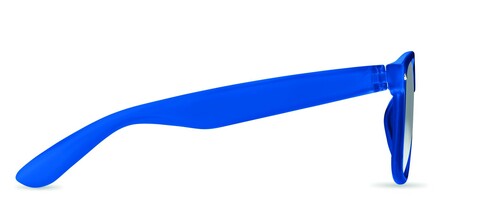Sonnenbrille RPET - Transparent Blau bedrucken, Art.-Nr. MO6531-23