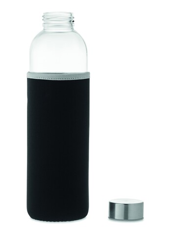 Trinkflasche Glas 750 ml - Schwarz bedrucken, Art.-Nr. MO6545-03 Trinkflasche Glas 750 ml - Schwarz bedrucken, Art.-Nr. MO6545-03