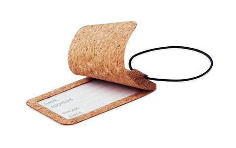 Gepäckanhänger Kork - Beige bedrucken, Art.-Nr. MO6556-13 Gepäckanhänger Kork - Beige bedrucken, Art.-Nr. MO6556-13