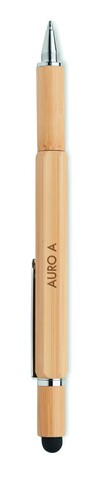 Multifunktions-Stift Bambus - Holz bedrucken, Art.-Nr. MO6559-40