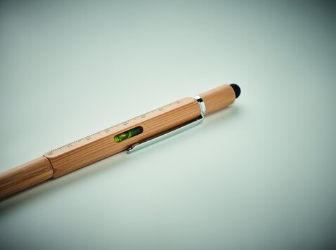 Multifunktions-Stift Bambus - Holz bedrucken, Art.-Nr. MO6559-40