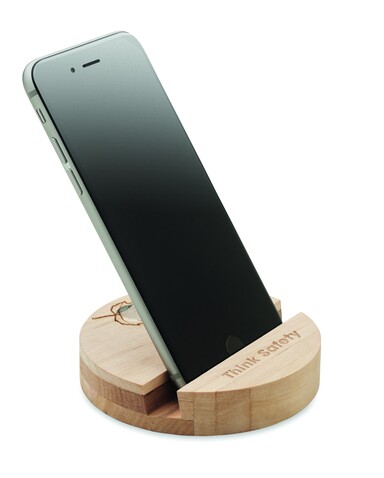 Smartphone Halter Birkenholz - Holz bedrucken, Art.-Nr. MO6691-40 Smartphone Halter Birkenholz - Holz bedrucken, Art.-Nr. MO6691-40