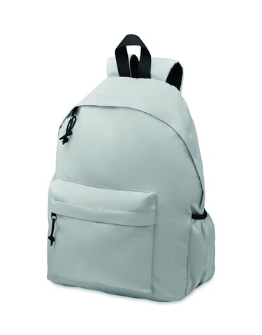 Rucksack 600D RPET-Polyester - Grau bedrucken, Art.-Nr. MO6703-07 Rucksack 600D RPET-Polyester - Grau bedrucken, Art.-Nr. MO6703-07