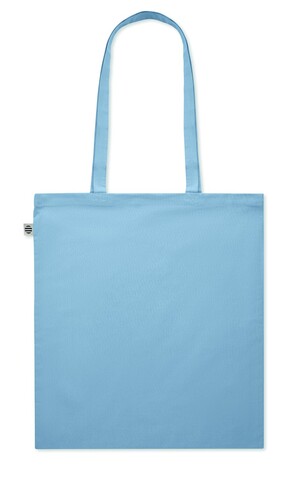 Einkaufstasche Organic Cotton - Babyblau bedrucken, Art.-Nr. MO6711-66