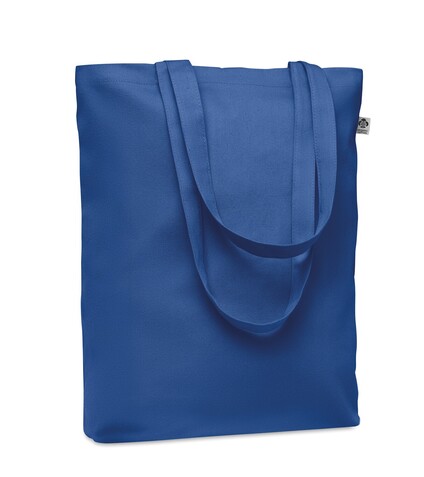 Einkaufstasche Canvas 270 g/m² - Königsblau bedrucken, Art.-Nr. MO6713-37 Einkaufstasche Canvas 270 g/m² - Königsblau bedrucken, Art.-Nr. MO6713-37