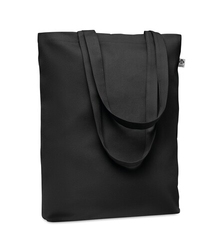 Einkaufstasche Canvas 270 g/m² - Schwarz bedrucken, Art.-Nr. MO6713-03