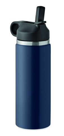 Doppelwandige Flasche 500 ml - Marineblau bedrucken, Art.-Nr. MO6938-85