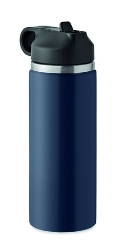 Doppelwandige Flasche 500 ml - Marineblau bedrucken, Art.-Nr. MO6938-85
