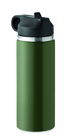 Doppelwandige Flasche 500 ml - Dunkelgrün bedrucken, Art.-Nr. MO6938-60